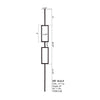 16.6.4 Aalto Modern Series Double Rectangle Hollow Baluster