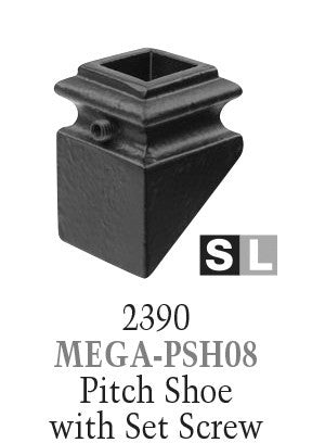2390 Series MEGA-PSH08 Pitch Shoe For 3/4 in. Square Baluster