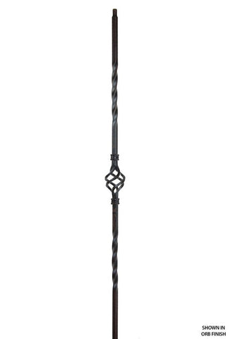 2552 Series 1BASK Single Basket Iron Baluster