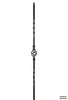 2552 Series 1BASK Single Basket Iron Baluster