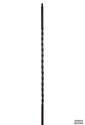2554 Series 1TW22 Single 22 Inch Twist Iron Baluster