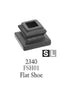 2340 Series FSH01 Flat Shoe For 1/2 in Square Baluster