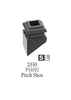 2350 Series PSH02 Pitch (With Set Screw) Shoe For 1/2 in Square Baluster