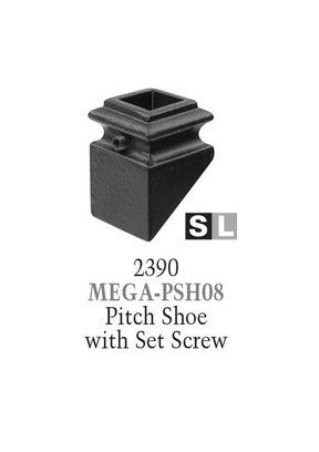 2390 Series MEGA-PSH08 Pitch Shoe For 3/4 in. Square Baluster