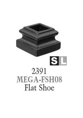 2391 Series MEGA-FSH08 Flat Shoe For 3/4 in. Square Baluster
