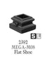2392 Series MEGA-M08 Flat (With Set Screw) Shoe For 3/4 in. Square Baluster