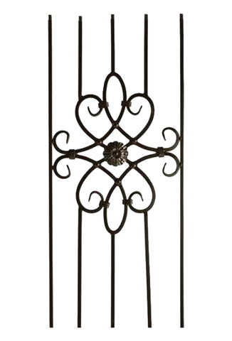 2492 Series M555 Knot 5 Leg Prefab Iron Panel