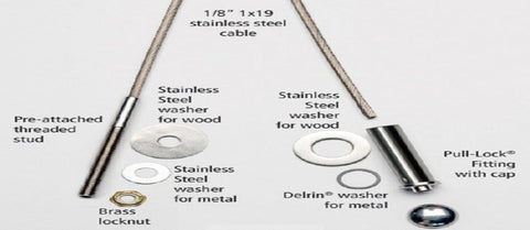 102 Series Stainless Steel Cable Rail Kit