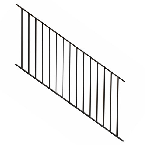 806621 - 8 Foot Rake Stair Panel for EnExo Exterior Railing Systems
