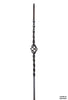 2652 Series KW14-1BASK Knee Wall Single Basket Iron Baluster
