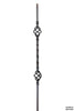 2653 Series KW14-2BASK Knee Wall Double Basket Iron Baluster