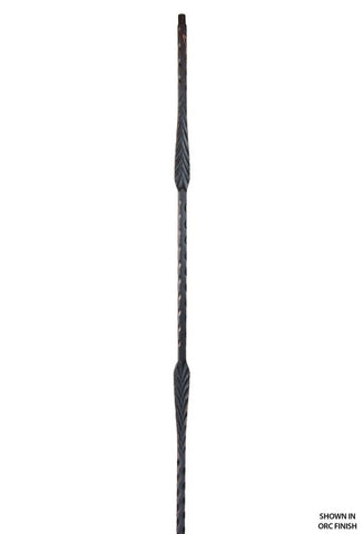 2997 Series M110 Double Feather Mediterranean Iron Baluster