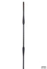 2997 Series M110 Double Feather Mediterranean Iron Baluster