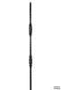 2767 Series M132 Double Beehive Mediterranean Iron Baluster