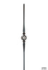 2572 Series M160 Single Basket Gothic Iron Baluster