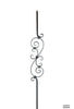 2797 Series M303 Forged Scroll Mediterranean Iron Baluster