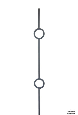 2931 Series M40244 Double Ring Iron Baluster