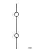 2931 Series M40244 Double Ring Iron Baluster
