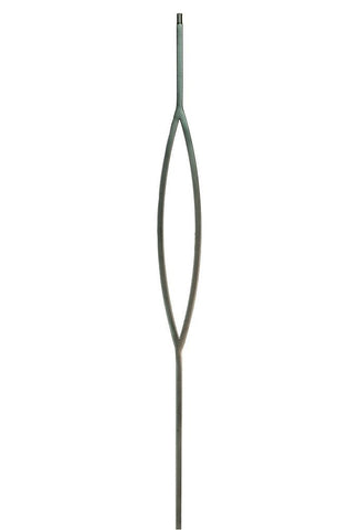 2677 Series M432 Pointed Oval Iron Baluster