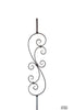 2581 Series M601 Skinny Scroll Iron Baluster