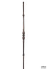 2598 Series M650 Acanthus Knuckle Venetian Iron Baluster
