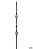 2963 Series M85 Double Basket Ribbon Iron Baluster