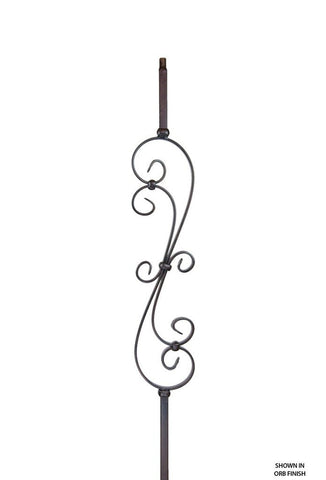2881 Series MEGA-601 Skinny Scroll Mega Iron Baluster