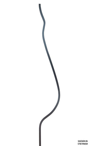 2986 Series PLA40-BLY Belly Plain Iron Baluster