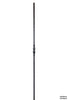 2770 Series R601 Single Urn Victorian Iron Baluster