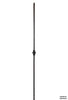 2772 Series R611 Single Ball Victorian Iron Baluster
