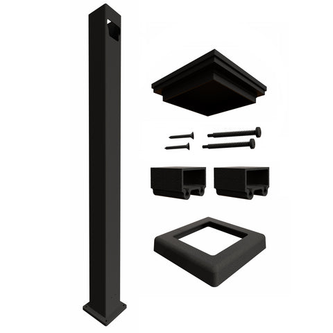806625 - End Post Kit for EnExo Exterior Railing Systems
