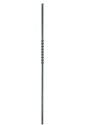 MSP-G02 Single Twist Iron Baluster - 5/8 in Square