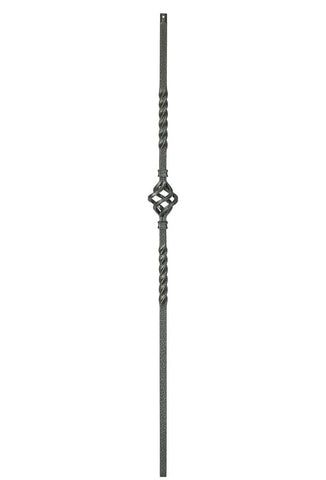 MSP-G04 Single Basket Iron Baluster - 5/8 in Square