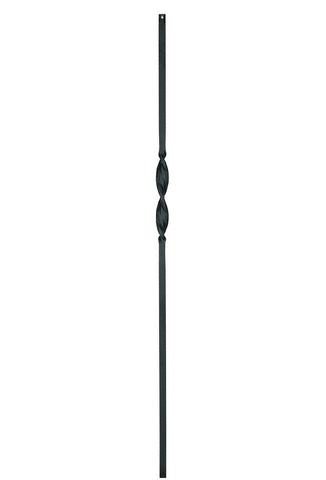 MSP-G06 Single Ribbon Iron Baluster - 5/8 in Square