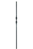 MSP-G06 Single Ribbon Iron Baluster - 5/8 in Square