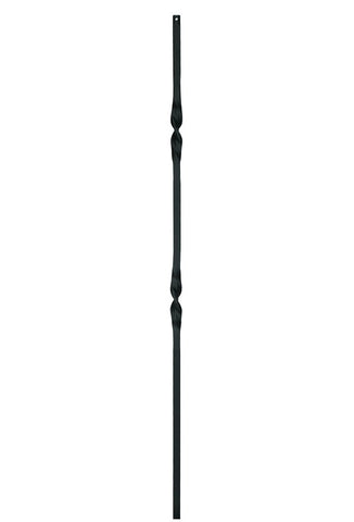 MSP-G07 Double Ribbon Iron Baluster - 5/8 in Square
