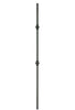 MSP-G61 Double Knuckle Iron Baluster - 5/8 in Square