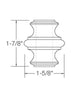 MSP-GKNCK Knuckle with set screws - dimensions