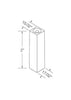 MSP-GPLUG 5/8" Plastic Mounting Plug - dimensions