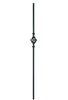 MSP-GR04 Single Basket Iron Baluster - 5/8 in Round