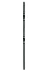 MSP-GR07 Double Ribbon Iron Baluster - 5/8 in Round