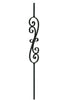 MSP-GR56 "S" Scroll Iron Baluster - 5/8 in Round - view 2