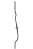 MSP-B04 43" Single Basket Iron Baluster - 1/2 in Square - view 2