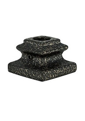 MSP-500R Flat Shoe with screw: Solid Iron Shoe - 1/2 in Round