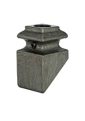 MSP-504R Slant Shoe with screw: Solid Iron Shoe - 1/2 in Round