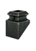 MSP-905 Slant Shoe with screw: Hammered Iron Shoe - 1/2 in Square