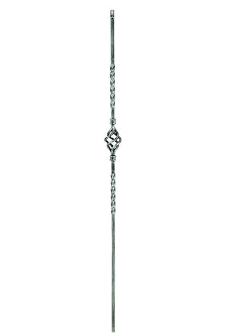 MSP-04 Single Basket Iron Baluster - 1/2 in Square