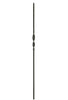 MSP-06 Single Ribbon Iron Baluster - 1/2 in Square