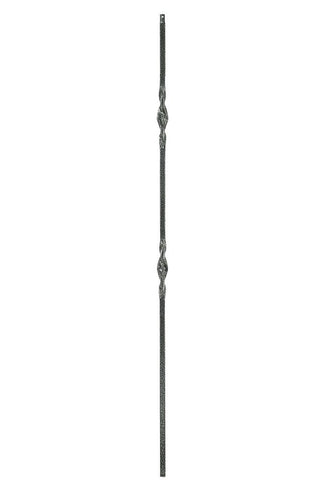 MSP-07 Double Ribbon Iron Baluster - 1/2 in Square