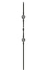 MSP-09 Ribbon/Double Basket Iron Baluster - 1/2 in Square - view 2